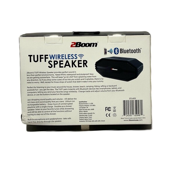 2Boom Tuff Wireless Speaker - Picture 2 of 4